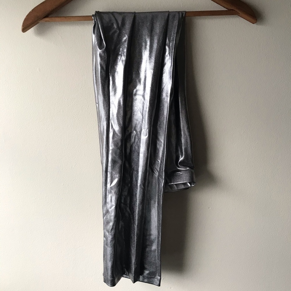 Funeral Metallic Leggings
